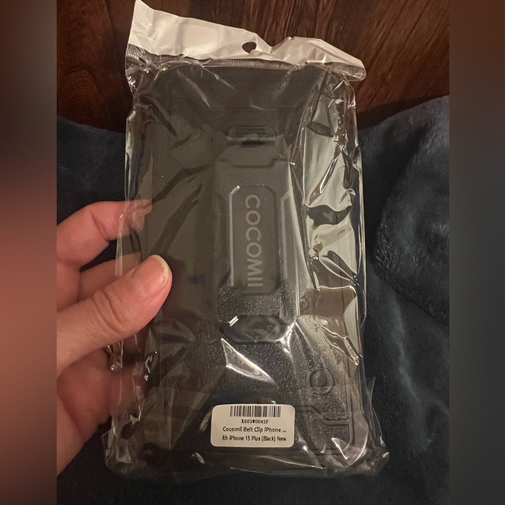 COPY - Cocomii Black iPhone 15 Plus Belt Clip Case, new in sealed package